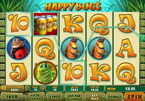 Happy Bugs Online Casino Video Slot Game Review.